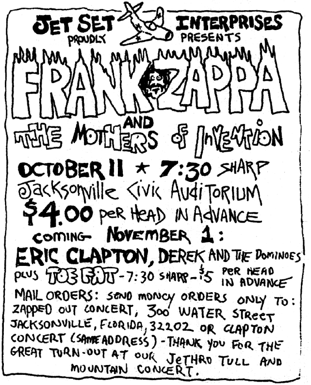 11/10/1970Auditorium, Jacksonville, FL
